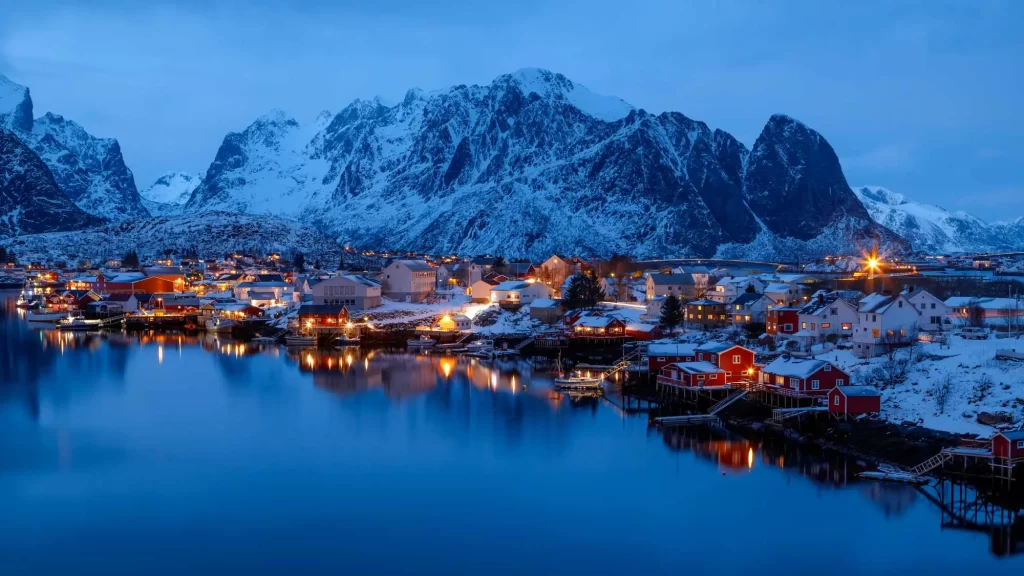 blue hour norway