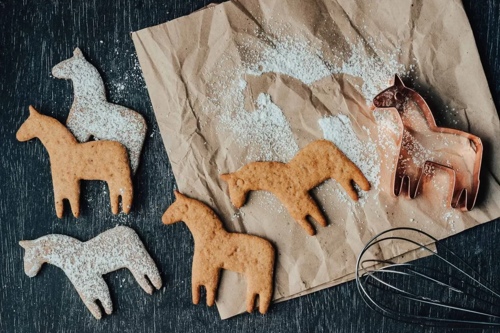 dala horse sugar cookies