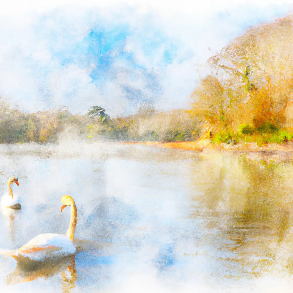 swan watercolor blog