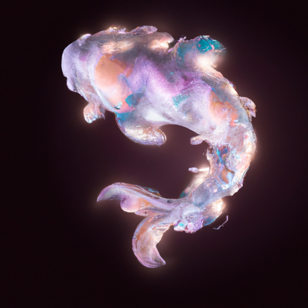 Koi,Fish,Cloud,Form,With,Different,Colors,Of,Lights,,Pastel