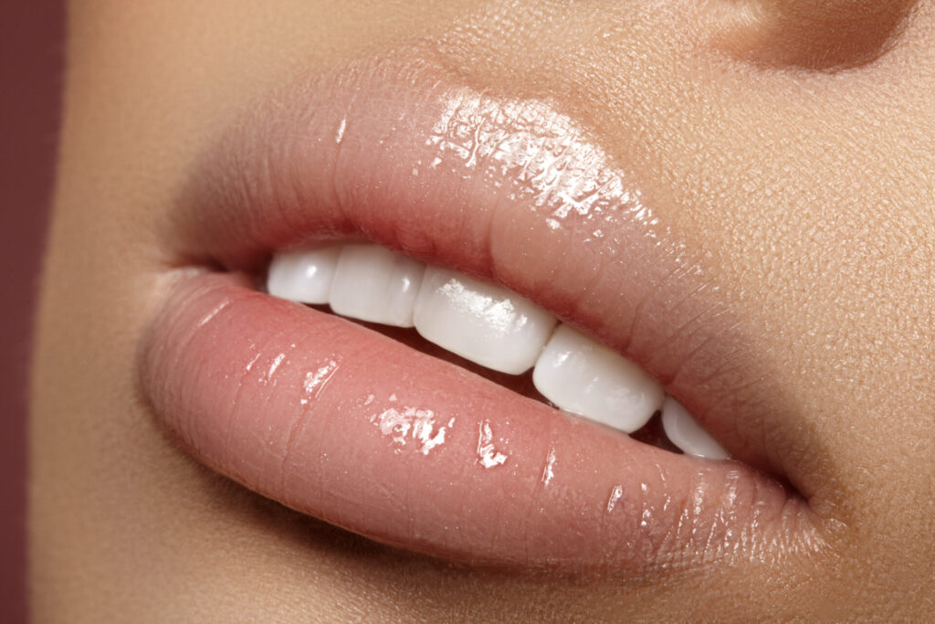 Closeup,Plump,Lips.,Lip,Care,,Augmentation,,Fillers.,Macro,Photo,With